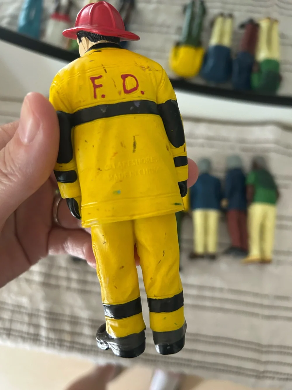 Vintage Lakeshore Learning Community Helpers Career Figures Set of 9